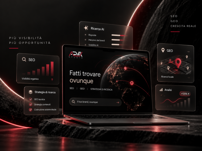 Posizionamento SEO e GEO Apex Studio